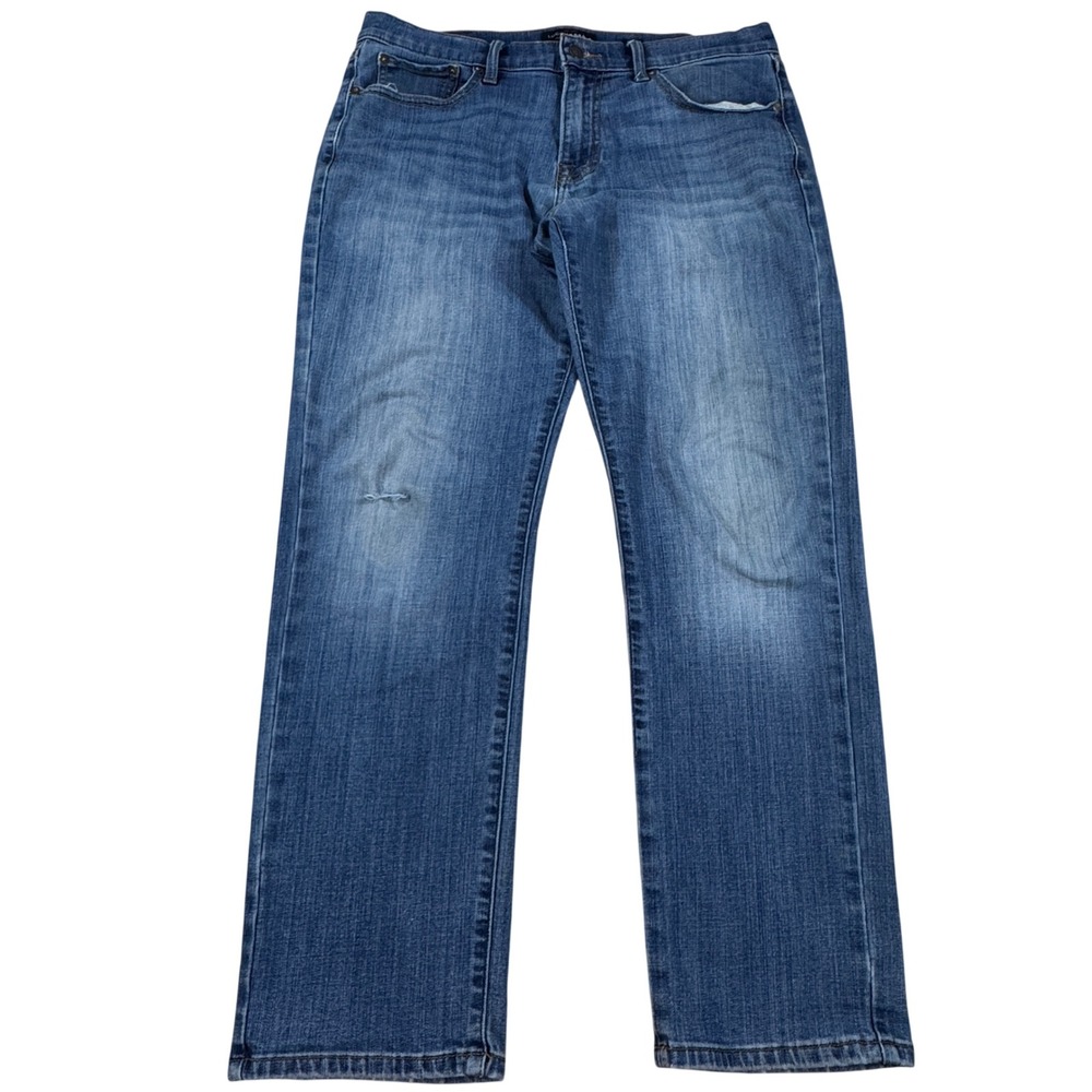 Lucky Brand 221 Straight Leg Men's Jeans 34x30 Medium Wash Blue Denim